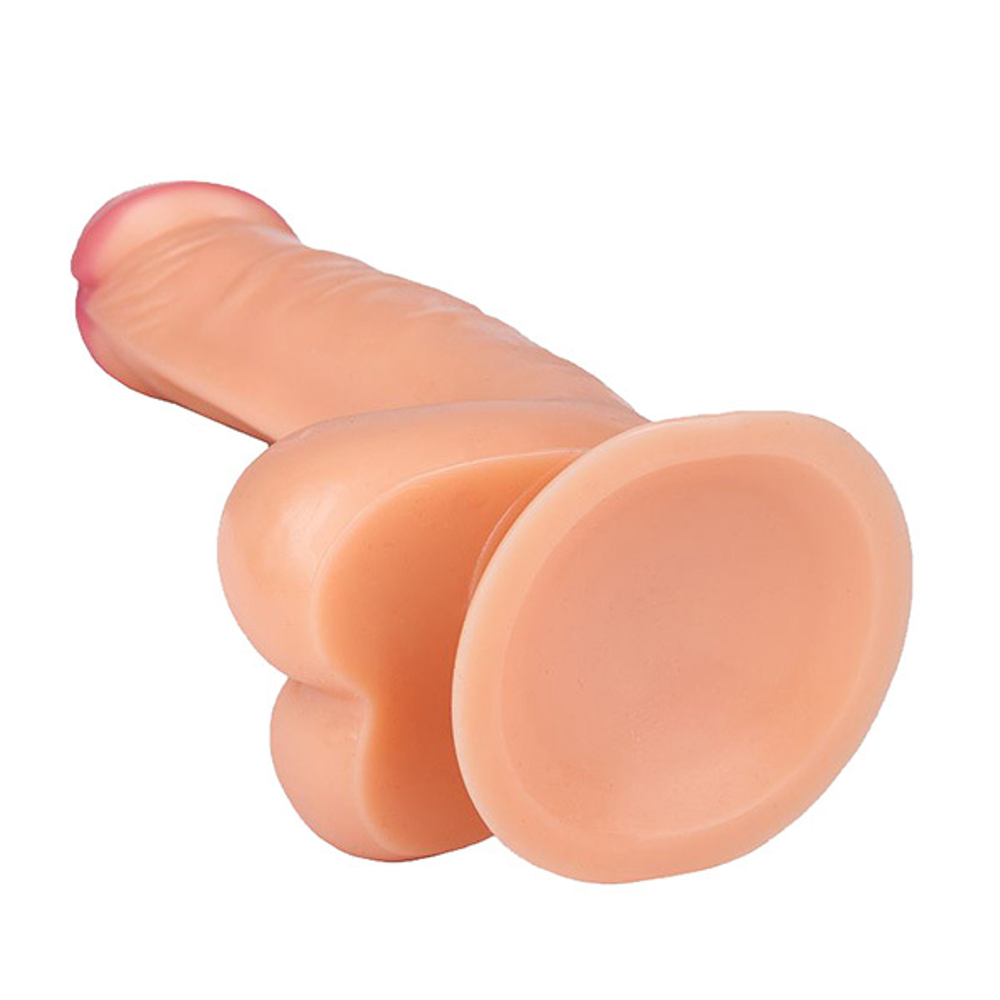 Фаллоимитатор 20см на присоске ToyFa RealStick Nude 582001