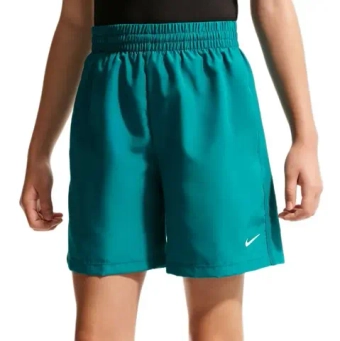 Шорты для мальчика теннисные Nike Boys Dri-Fit Multi+ Training - bright spruce/white