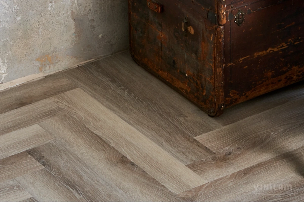 Кварц-винил Клеевой LVT Vinilam Parquet Herringbone Glue LVT 2,5 мм Паркет Эрмитаж 2.79 м2
