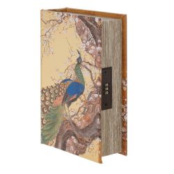 GAEM Шкатулка-книга с кодовым замком, L18 W7 H27 см
