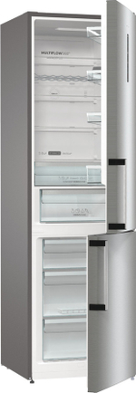 Отдельностоящий двухкамерный холодильник Gorenje NRC6203SXL5