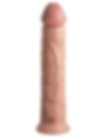 Фаллоимитатор KC Elite 11" Dual Density Silicone Dong - Light Pipedream 577521PD