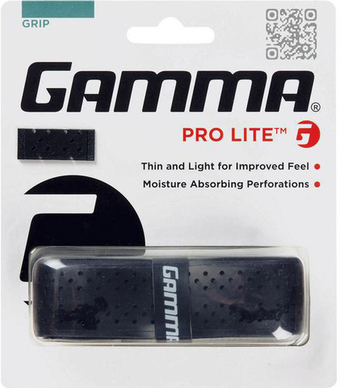 Теннисные намотки базовые Gamma Pro Lite 1P - черный