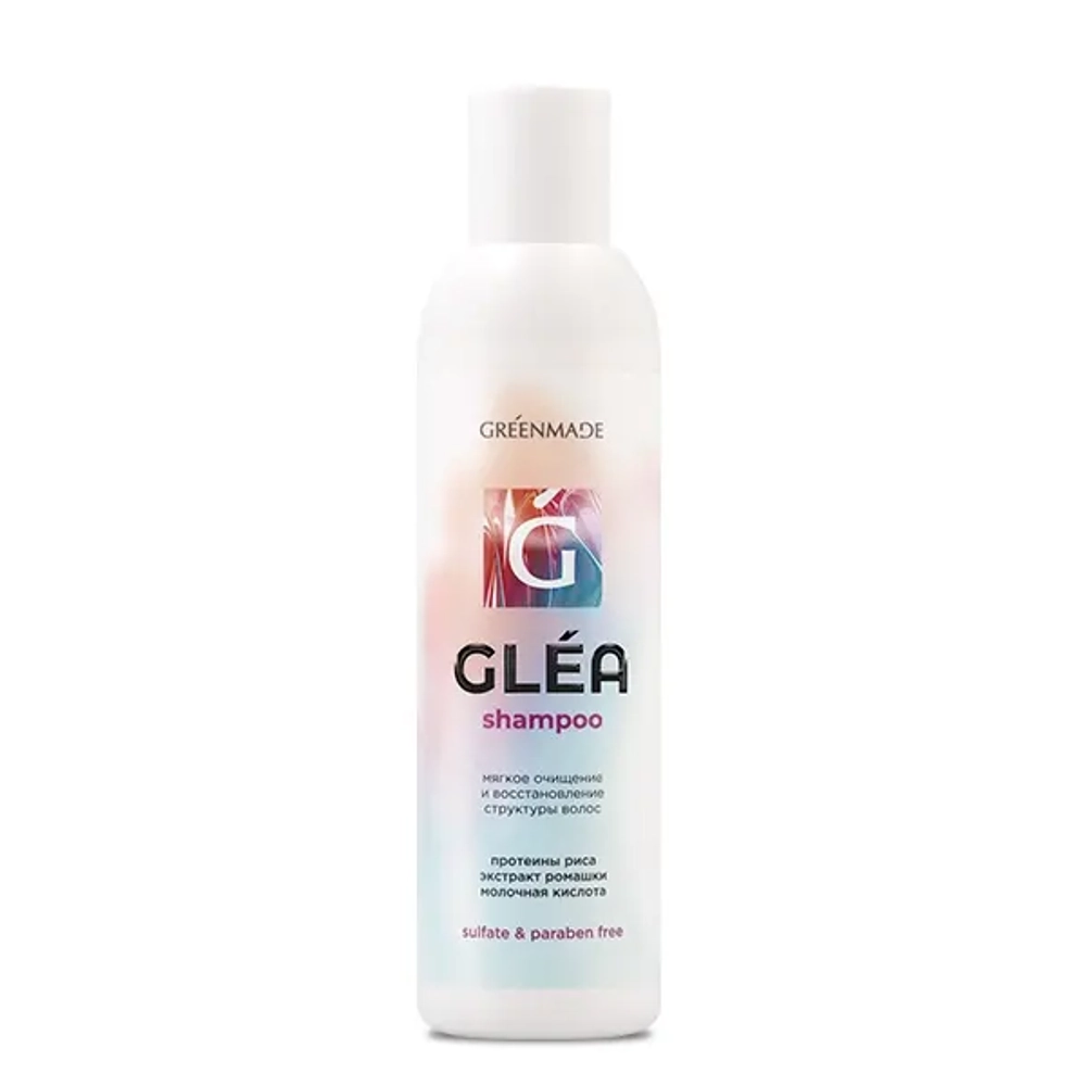 Шампунь GLÉA Мягкое очищение и восстановление структуры волос, ТМ GREEN MADE