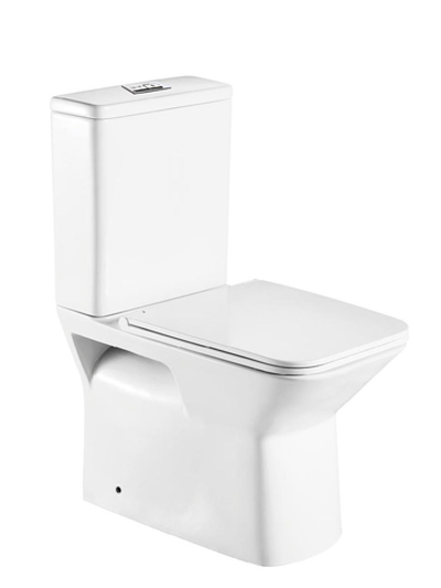 Унитаз компакт  WeltWasser WW ZINNBACH 001 GL-WT  10000009967 белый глянец