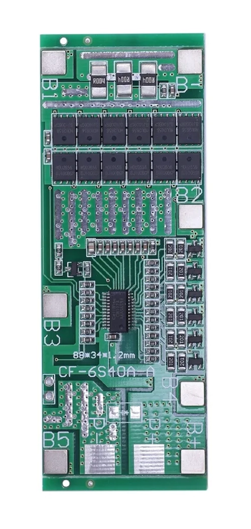Плата заряда и защиты Li-ion BMS 6S 22.2V-25.2V 40A с балансировкой