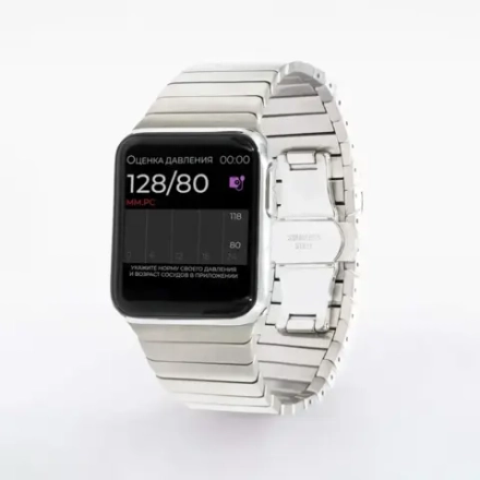 Health Watch Pro №5 Premium Умные часы здоровья с ЭКГ, серебристый