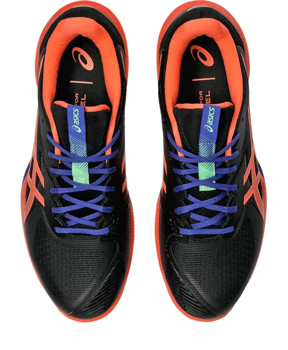 Мужские кроссовки для Padel Asics Solution Speed FF 3 Padel - black/vivid coral