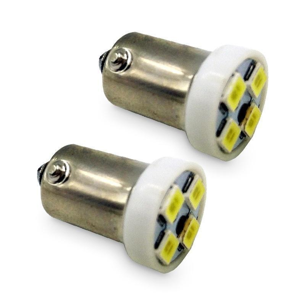 Лампа светодиодная 12V 4W металический цоколь белый 4 SMD 2835 2 шт. блистер AVS A07041S