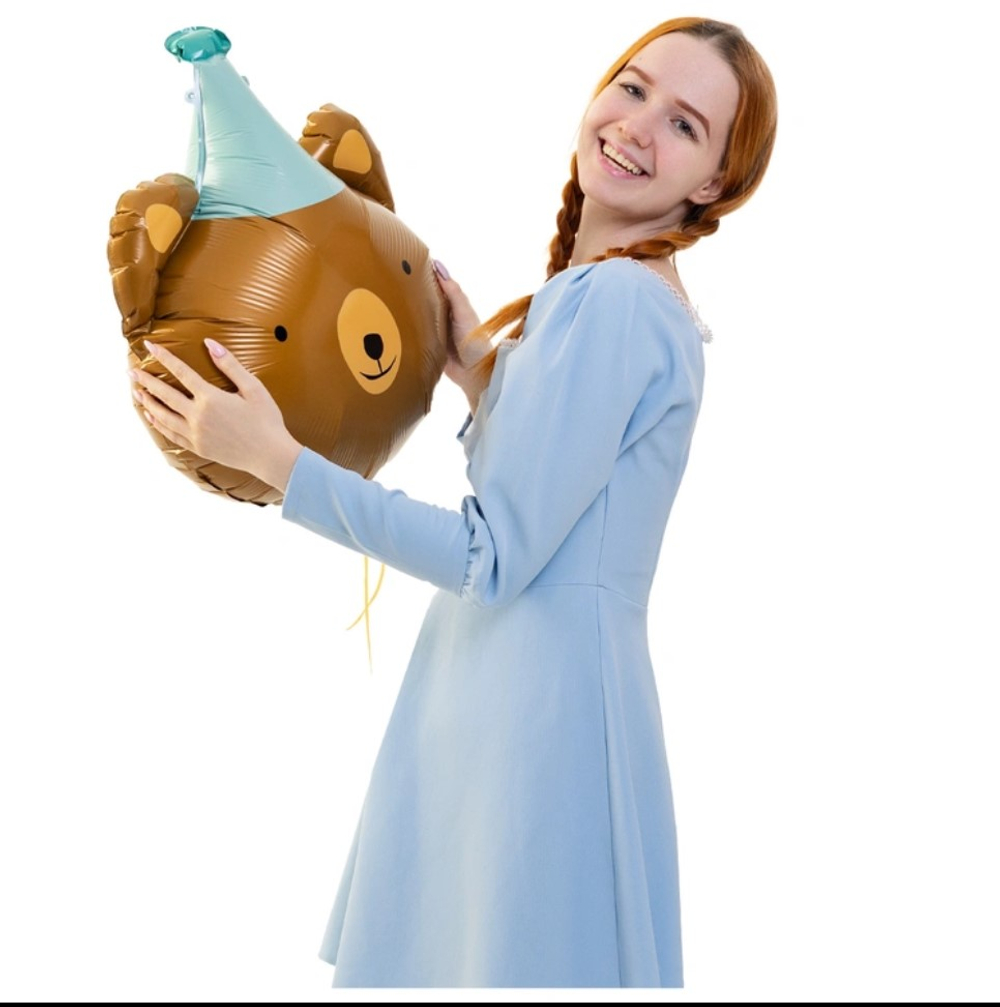 Фигура 24'' Мишка в колпаке ВЗ