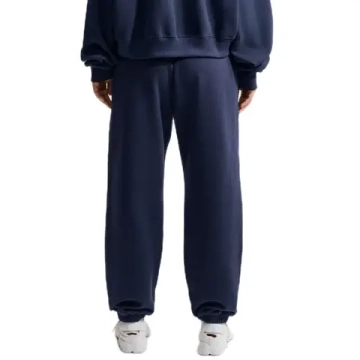 Женские теннисные брюки Nike Studio Fleece Medium Weight - midnight navy/sail