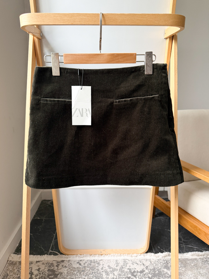 Вельветовая юбка Zara, S