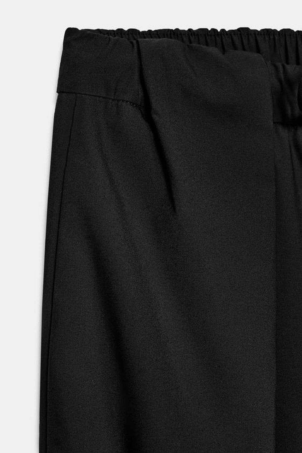 ZARA БРЮКИ СО СКЛАДКАМИ — ZW COLLECTION, ЧЕРНЫЙ