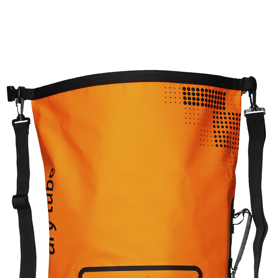 Гермомешок 60 литров оранжевый с лямкой и карманом Marlin Dry Tube 60 L
