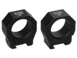 Кольца March GEN III 30мм на Picatinny, низкие (h=26мм)