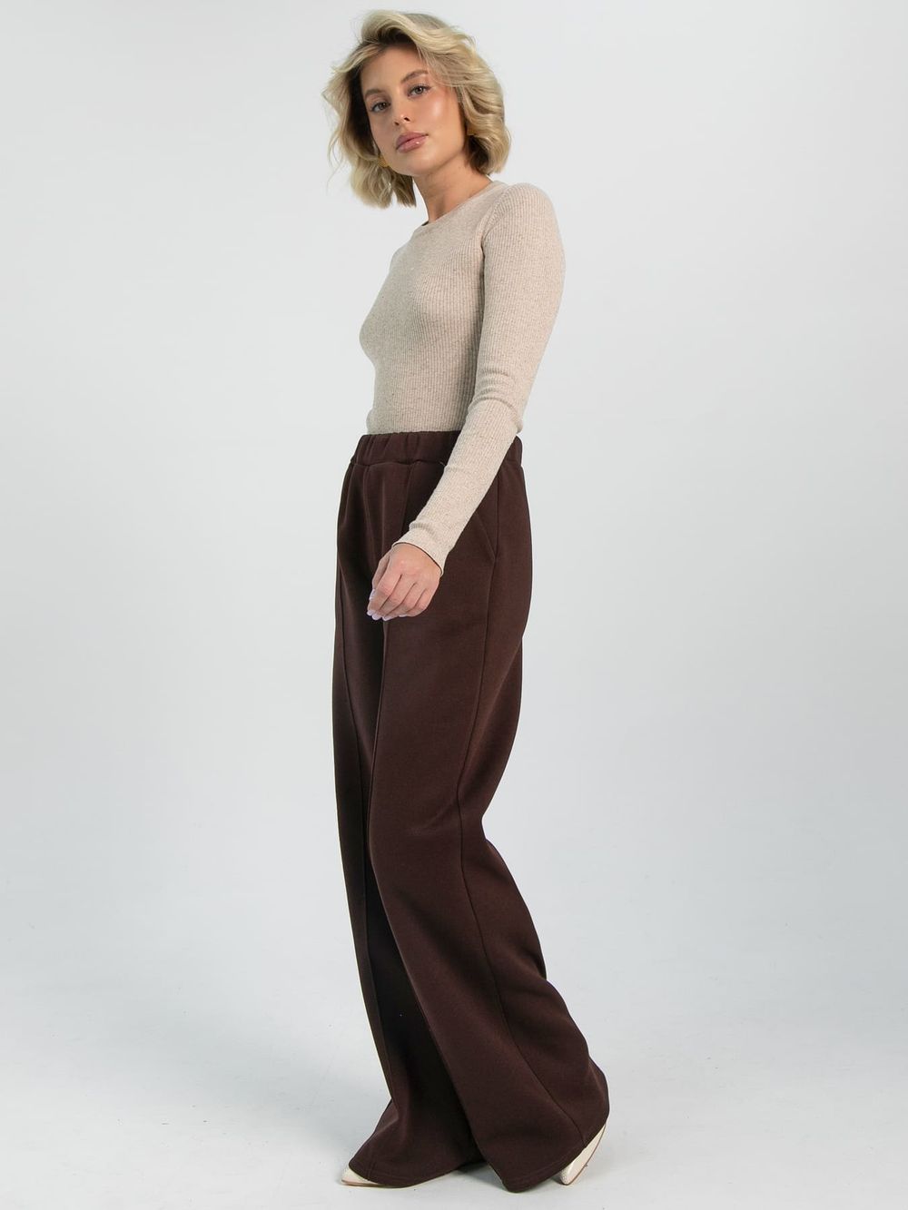 Брюки Теплый шарм (коричневые) Б16485-5М LT Collection