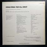Charles Mingus Featuring Eric Dolphy ‎– Town Hall Concert (Франция 1972г.)
