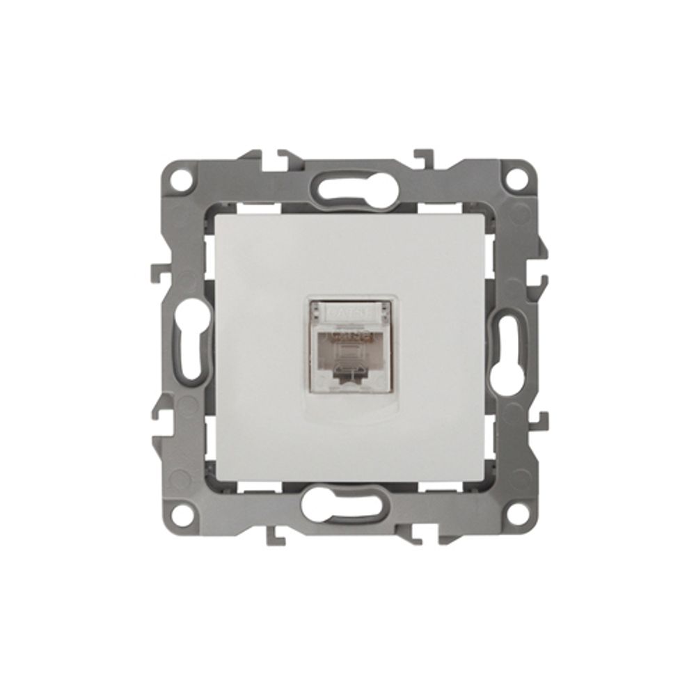 Розетка ЭРА Серия 12 12-3107-01 информационная RJ45 IP20 белый | Эра 12