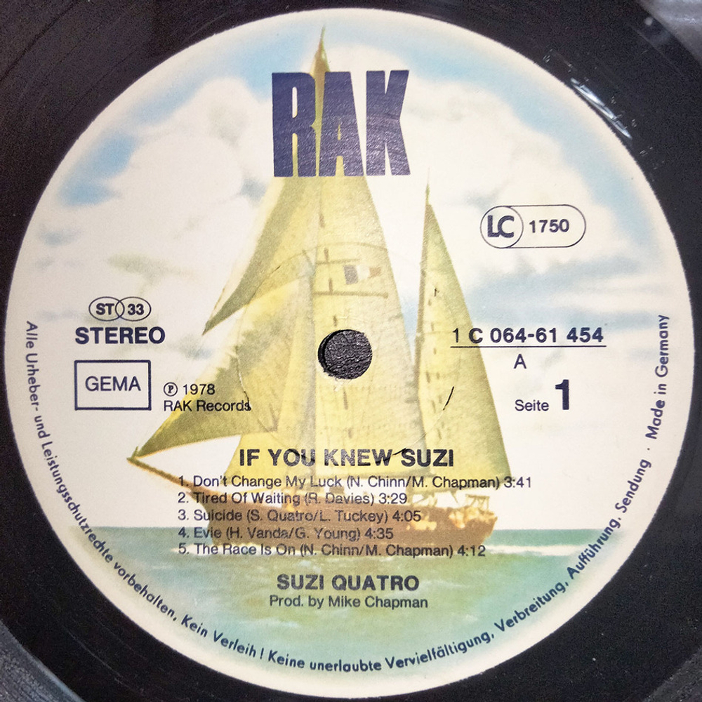 Suzi Quatro / If You Knew Suzi... (LP)