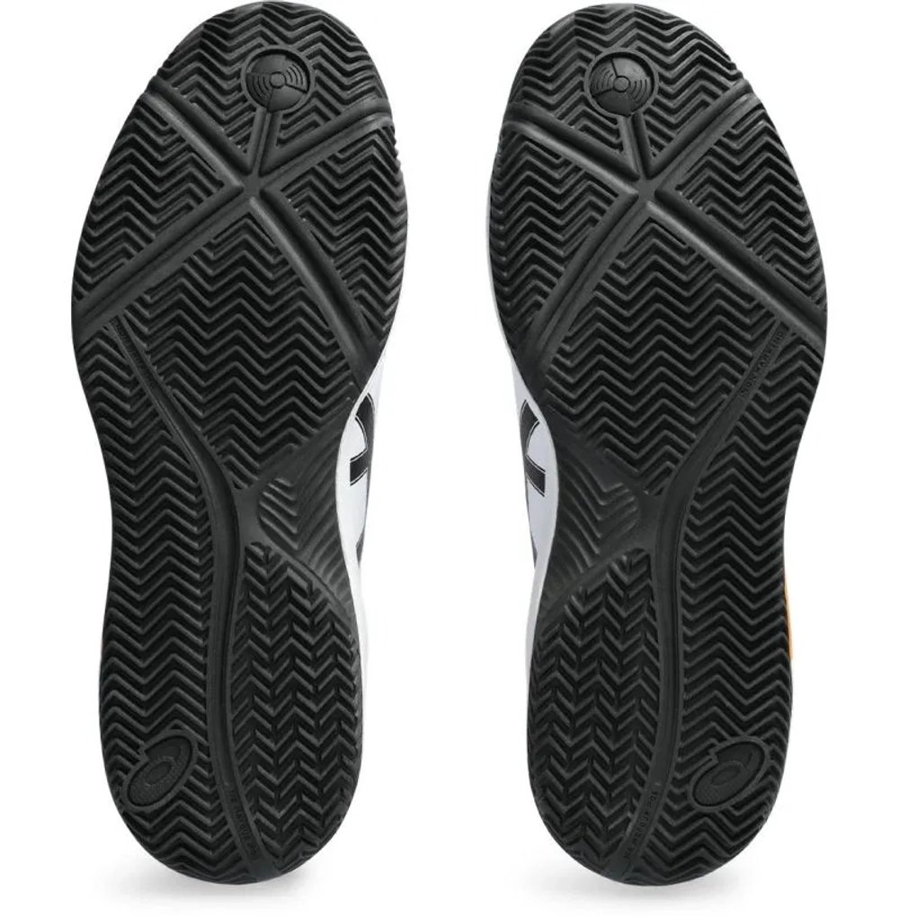 Мужские кросовки для Padel Asics Gel-Dedicate 8 Padel - white/orange pop