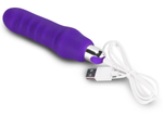 Фиолетовый вибратор Rechargeable IJOY Silicone Waver - 16,5 см. (Цвет: фиолетовый)