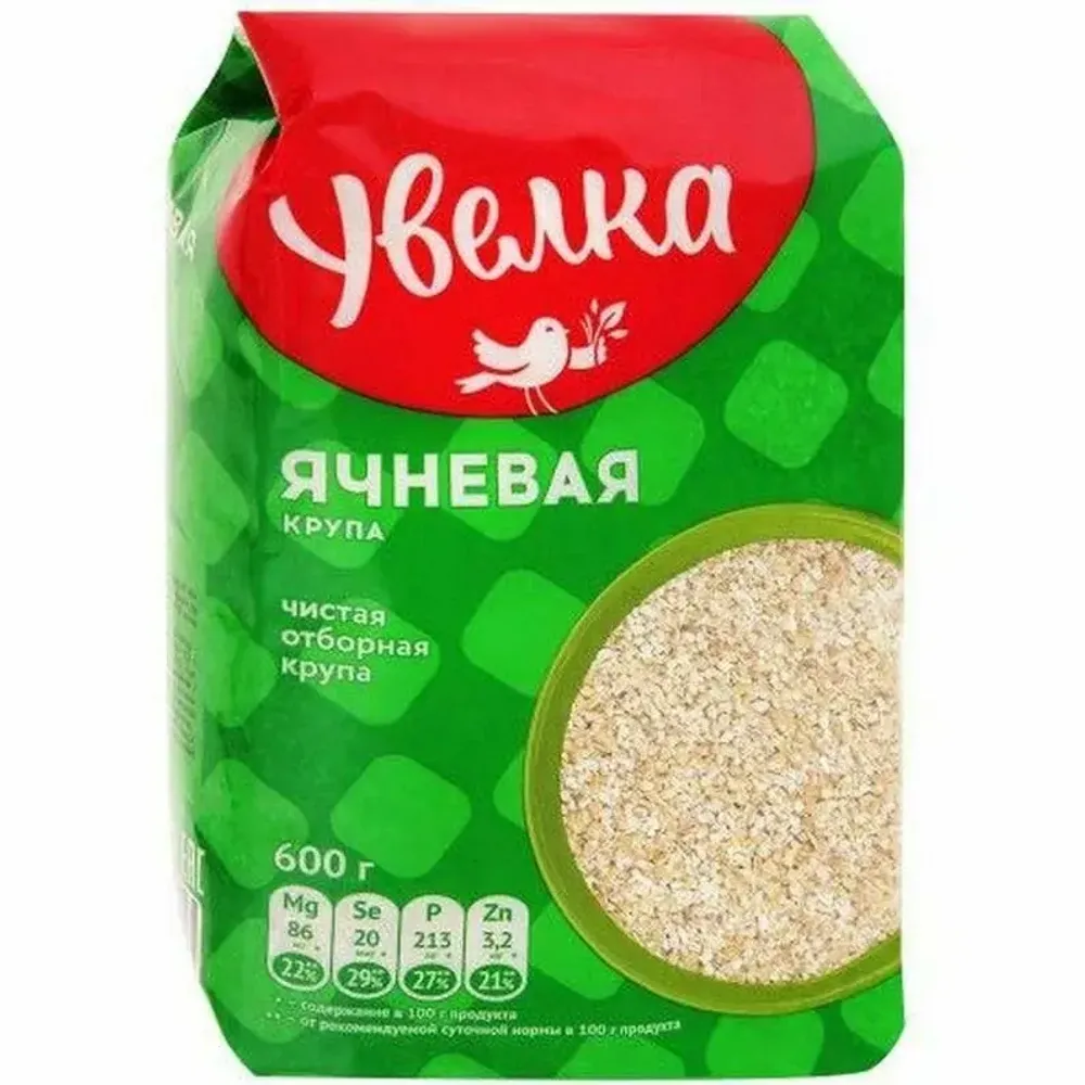 Крупа Увелка Ячневая отборная 600г
