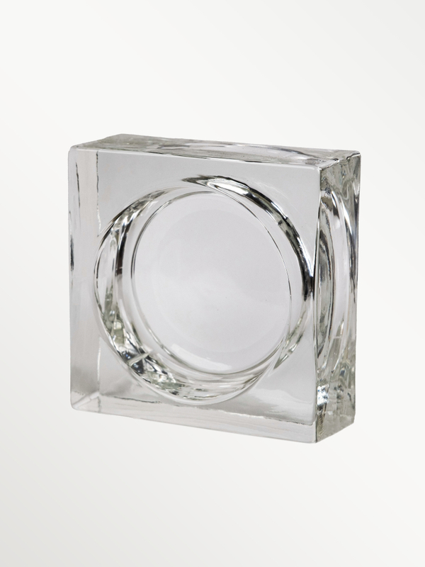 Стеклянный кирпич Glassio Линза бесцветный 15x15x6 см