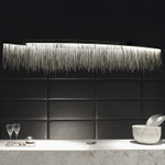 Pendant design lamp Waterfall  L100 (Silver)