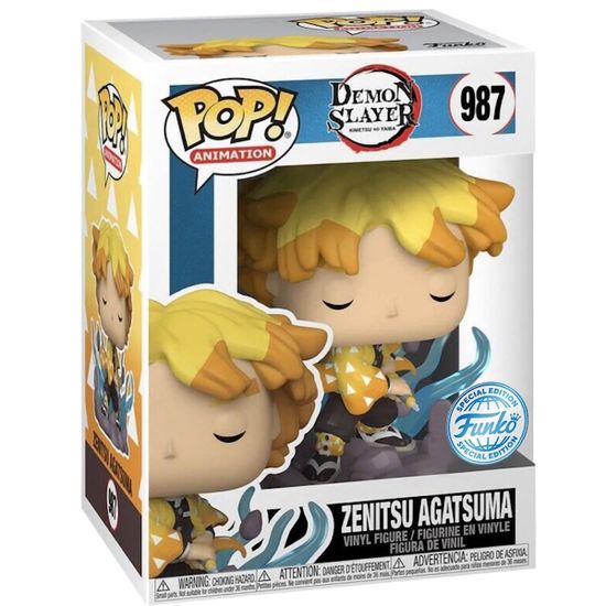Фигурка Funko POP! Animation Demon Slayer Zenitsu Agatsuma Transforming (Exc) (987) 56103