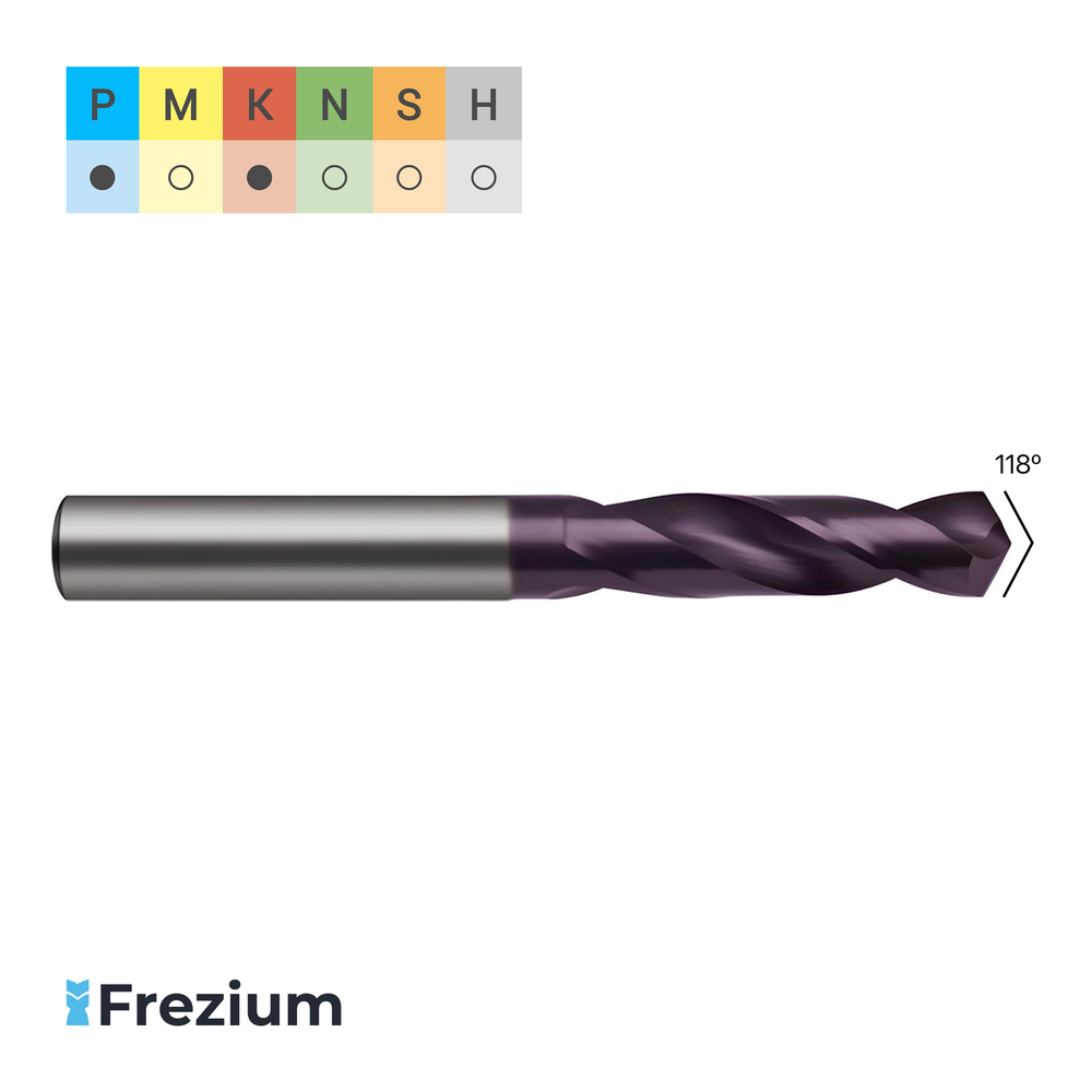 Сверло твердосплавное Guhring (10,5x10,5x43x89; 2463)