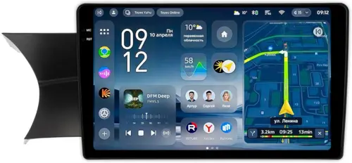 Магнитола для Mercedes-Benz C W204 2011-2014 NTG 4.5 - Teyes CC4-PRO монитор 9.5" 2K QLED на Android 13, Быстрейшая, Snapdragon 778G, ИИ, CarPlay, DSP, 4G SIM-слот