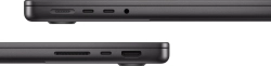 Ноутбук Apple MacBook Pro A2992 M3 Pro 11 core 36Gb SSD512Gb/14 core GPU 14.2" Liquid Retina XDR (3024x1964) macOS black WiFi BT Cam (Z1AU003A9)