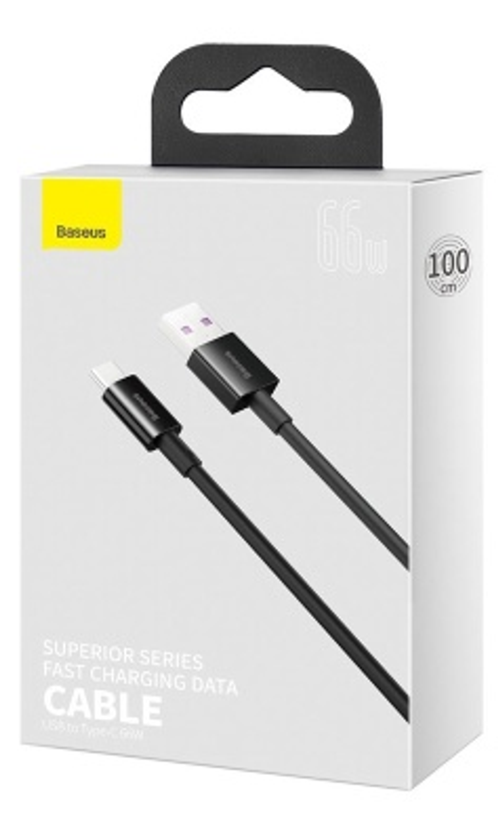 Usb Кабель-зарядка TYPE-C Baseus Superior Series 66W 1м CATYS-01 черный