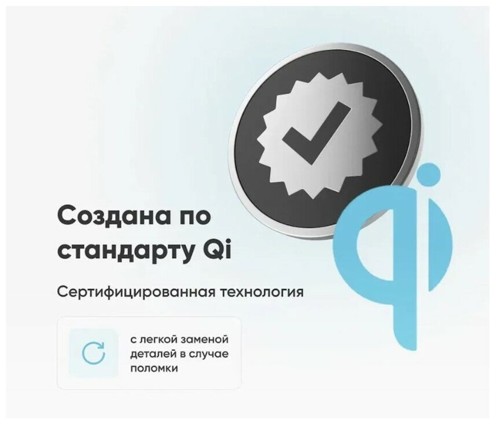 Беспроводное зарядное устройство для Iphone MagSafe Charger (Магсейф), белый, 15 Вт
