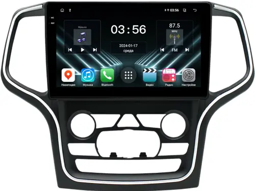 Магнитола для Jeep Grand Cherokee WK2 2013-2021 (ШГУ 8.4") - FarCar S280 монитор 10.36" IPS на Android 13, CarPlay