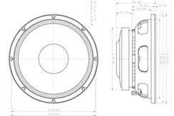 Eighteen Sound 12LW1400/8 динамик, диаметр 12 дюймов, 900Вт