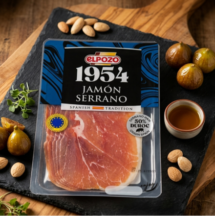 Хамон Serrano ElPozo, нарезка, 500 г