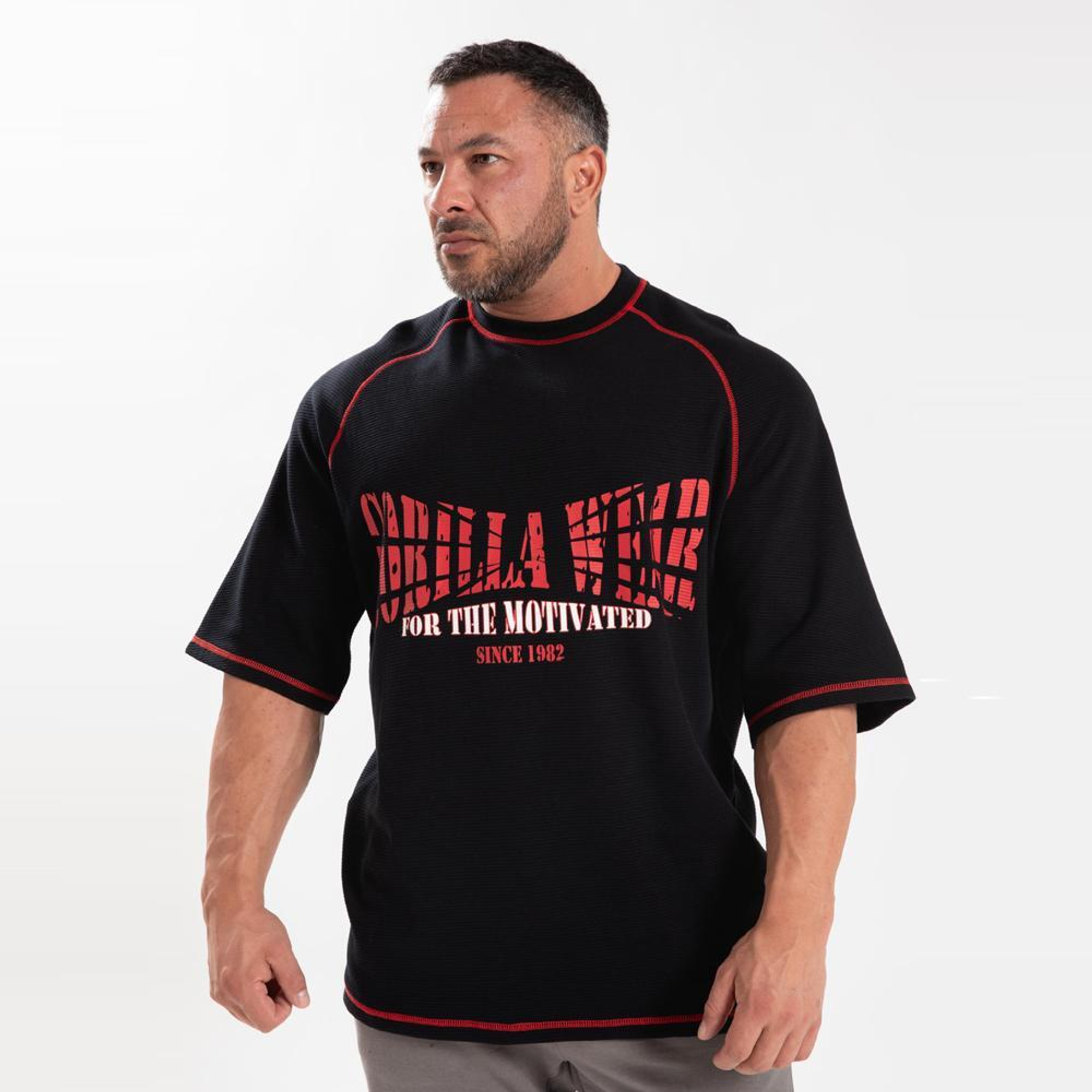 Футболка GORILLA Finley Oversized Black/Red