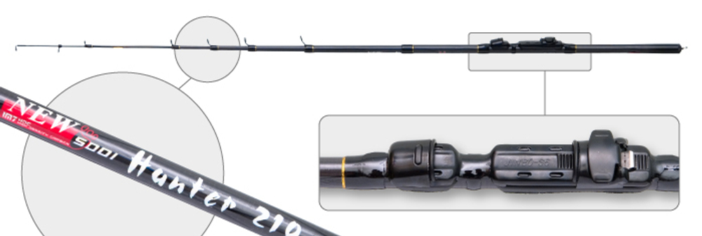 Спиннинг телескоп угольный к/с S Master 5001 New Hunter (10-30) 2,7 м