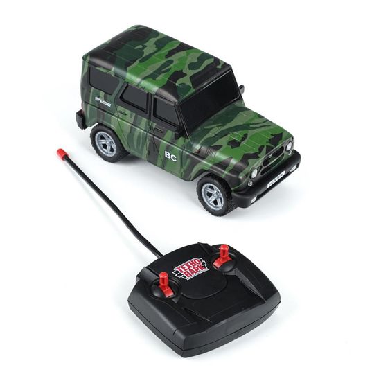 Машина р/у UAZ HUNTER 18 см, свет, камуф, кор. Технопарк