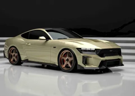 Широкий обвес Jedi для Ford Mustang S650 2024+ Форд Мустанг тюнинг карбон Robot robotbodykits