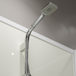 Душевая кабина Niagara Standart ST120/90/15Q/BK (120х90х200) прямоугольник,поддон 15см,распашная,проф.белый,без крыши,3 места
