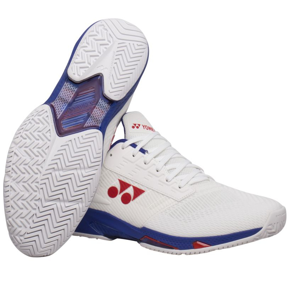 Мужские теннисные кроссовки Yonex Power Cushion AD-Accel Wide - white/purple