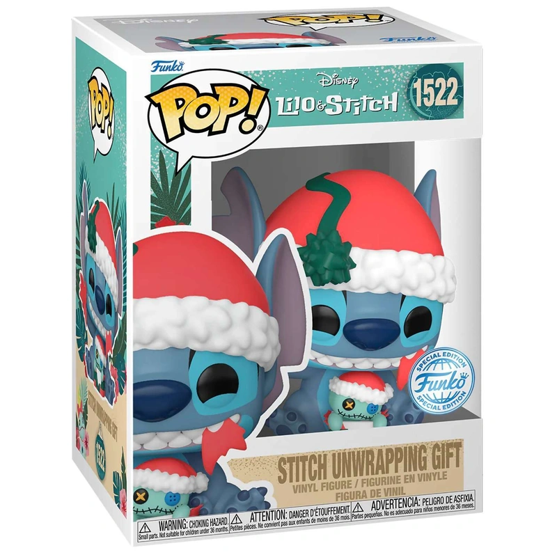 Funko POP! Lilo & Stitch: Stitch Unwrapping Gift (1522)