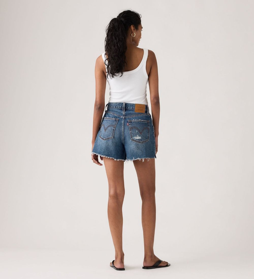 Шорты джинсовые женские LEVI'S RIBCAGE SHORT ZIP