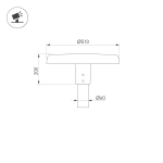 Светильник ALT-CAN-50W Warm2700 (BK, 140 deg, 230V) (Arlight, IP65 Металл, 5 лет)