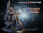 Genestealer Cults Atalan Jackals Байкер Генокульта №1 миниатюра для dnd, днд, pathfinder, фентези, Настольная игра, НРИ, Варгейм, РПГ