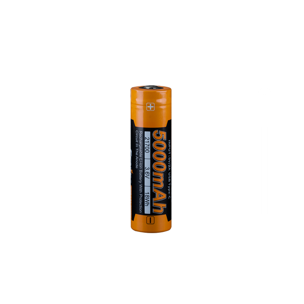 Аккумулятор 21700 Fenix ARB-L21-5000U с разъемом для USB