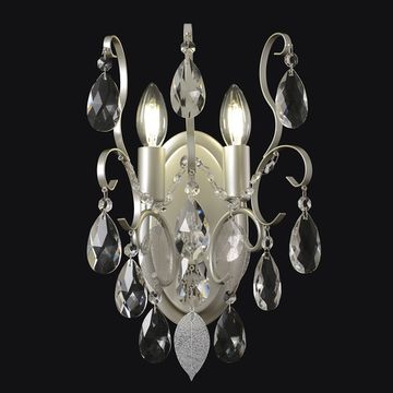 Бра 2*Е14 Esmiralda AP2 Silver серебро Crystal Lux