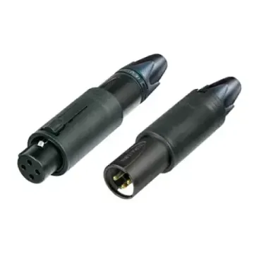 Neutrik NC3FM-C-B универсальный кабельный разъем XLR male-female, золоченые контакты,чёрный корпус